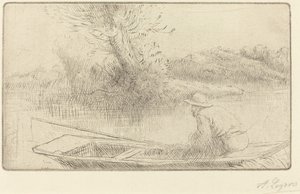 Le long de la Tamise - Alphonse Legros