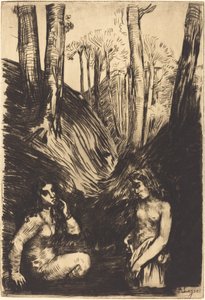 Les baigneuses - Alphonse Legros