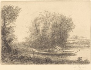 Un coin de rivière - Alphonse Legros