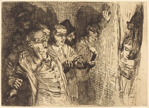 Le chat noir - Alphonse Legros