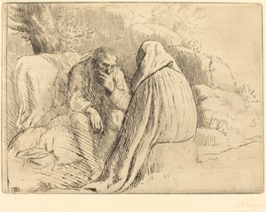 Campement de bohémiens - Alphonse Legros
