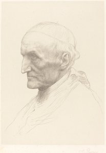 Cardinal Manning, 2e plaque - Alphonse Legros