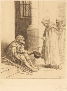 La charité - Alphonse Legros