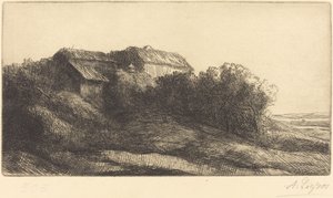Chaumière sur le Coteau - Alphonse Legros