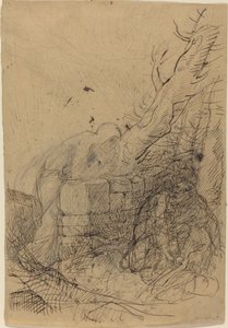 La mort et le bûcheron - Alphonse Legros