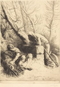 La mort et le bûcheron (4e planche)