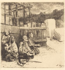 Les mendiants anglais - Alphonse Legros