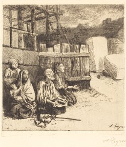 Mendiants anglais, 1875 - Alphonse Legros