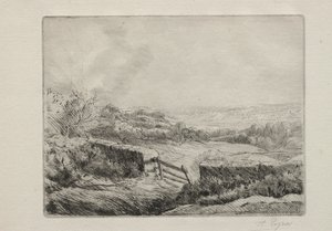 Entrée dans le champ - Alphonse Legros