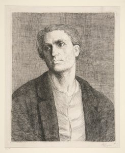 Étude de tête d - Alphonse Legros