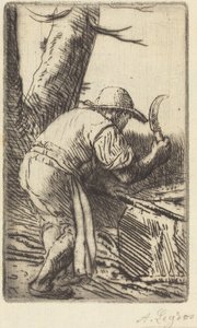 Le coupeur de fagots - Alphonse Legros