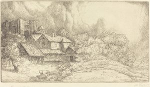 Ferme au monastère - Alphonse Legros