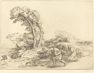 Un coup de vent - Alphonse Legros