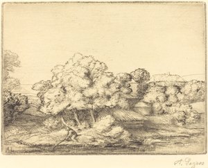 Le hameau près du lac - Alphonse Legros