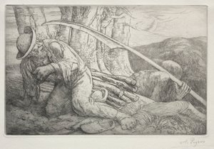 La Mort et le Bûcheron 5e Planche - Alphonse Legros