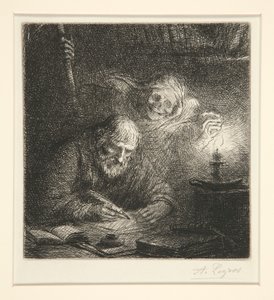 La Mort et le Philosophe - Alphonse Legros