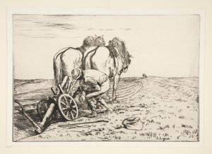 La Charrue - Alphonse Legros