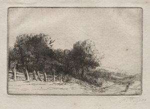 Paysage - Alphonse Legros