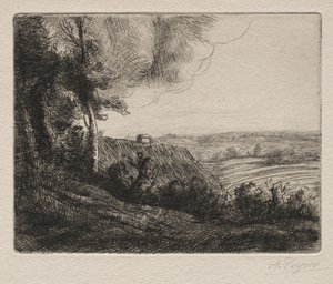 Paysage - Alphonse Legros
