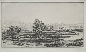 Paysage - Alphonse Legros