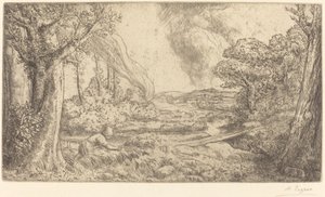 Paysage. - Alphonse Legros