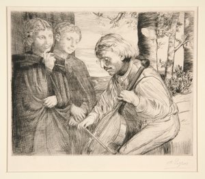 Le Joueur de Voile - Alphonse Legros