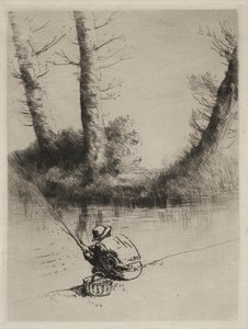 Le Pêcheur à la ligne - Alphonse Legros
