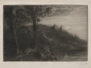 Le Petit Pont - Alphonse Legros