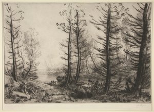 Le grand canal - Alphonse Legros
