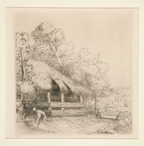 Le petit hangar - Alphonse Legros