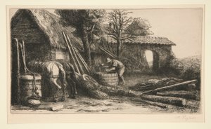 Le tonnelier - Alphonse Legros