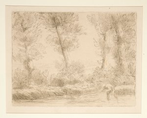 Les bords de la Liane - Alphonse Legros