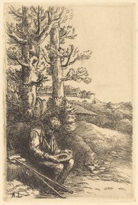 Le petit mendiant - Alphonse Legros