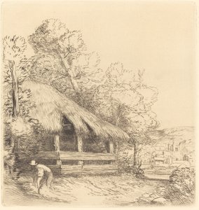 Le petit hangar - Alphonse Legros