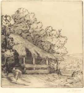 Le petit hangar - Alphonse Legros