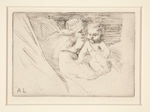 Mab et Cupidon - Alphonse Legros