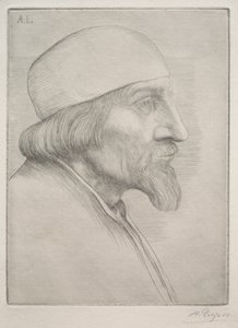 Homme avec une calotte - Alphonse Legros