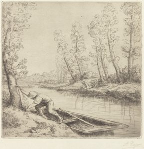 Le matin sur la rivière - Alphonse Legros