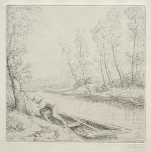 Morning on the River (Le Matin sur la rivière) - Alphonse Legros