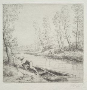 Matin sur la rivière - Alphonse Legros