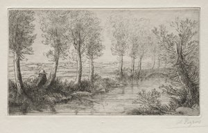 Près du moulin - Alphonse Legros