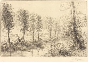 Près du moulin - Alphonse Legros
