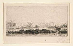 Paysage de Tourbières: Dans le Marais - Alphonse Legros