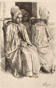 Paysannes des environs de Boulogne - Alphonse Legros
