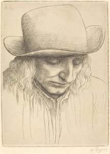 Paysan avec chapeau rond - Alphonse Legros