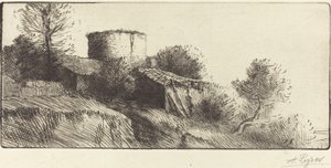 La tour aux pigeons - Alphonse Legros