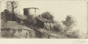 La tour aux pigeons - Alphonse Legros