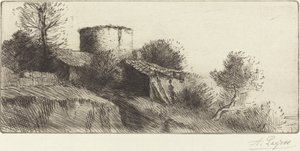 La tour aux pigeons - Alphonse Legros