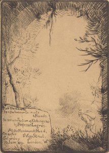 Planche faite pour une exposition chez Dunthorne - Alphonse Legros