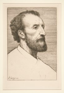 Portrait de Jules Dalou - Alphonse Legros